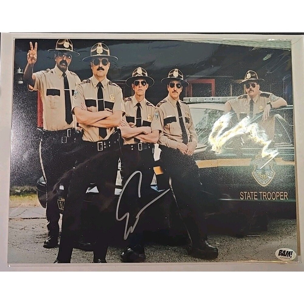 Erik Stolhanske "Rabbit" Super Troopers Signed 8x10 With COA